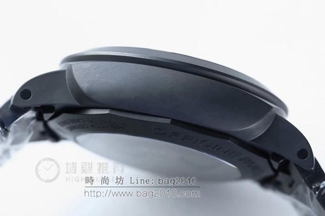 Panerai手錶 VS沛納海黑武士438 升級V2 全黑機芯 超級夜光 沛納海高端男表 沛納海機械男士腕表  hds1290